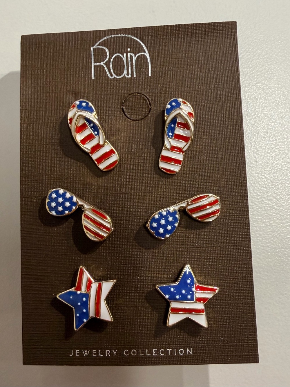 🇺🇸American Flag Stud Earring Set🇺🇸 ✨NWT✨